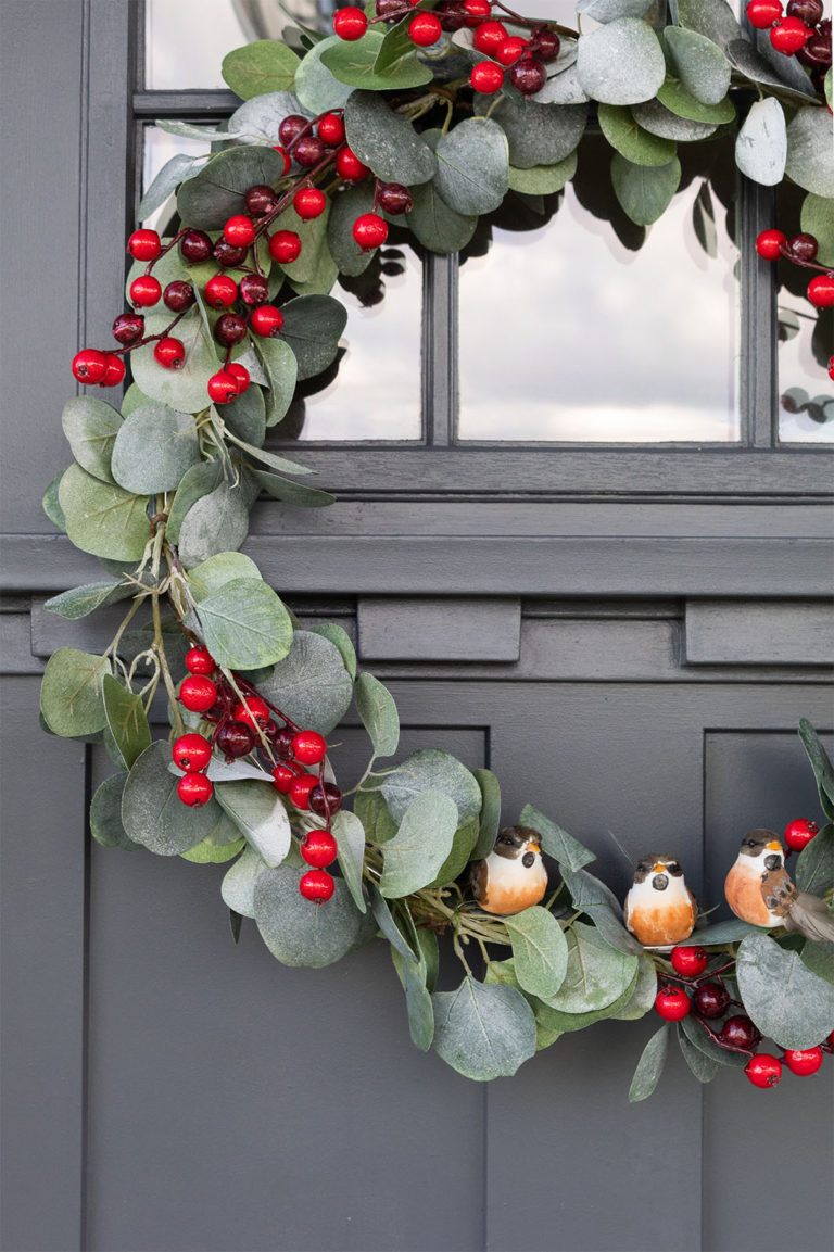 Eucalyptus & Red Berry Christmas Wreath – Nooks In Bloom