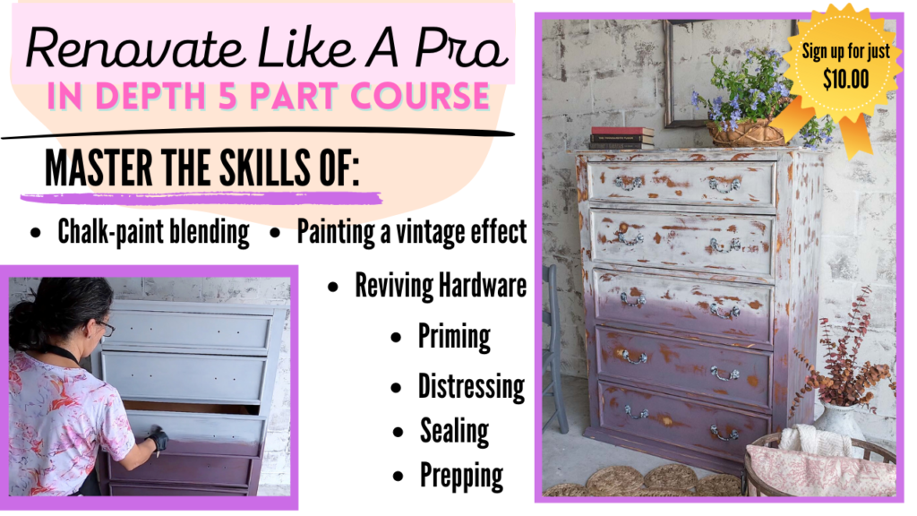 How To Chalk Paint Furniture & More! (tips & tricks I've learned